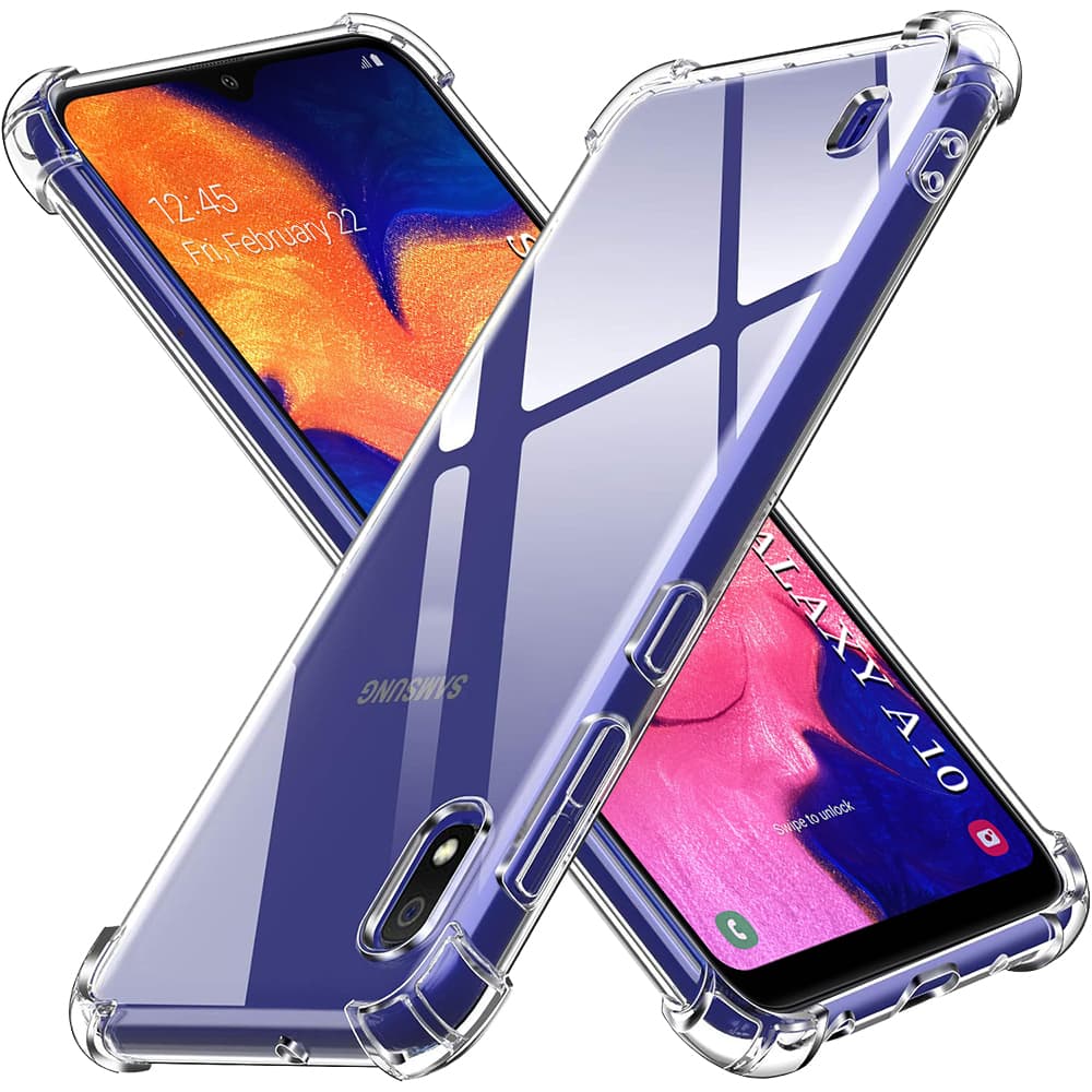Techsuit Shockproof průhledný silikonový obal Samsung Galaxy A10 průhledný - náhled 1
