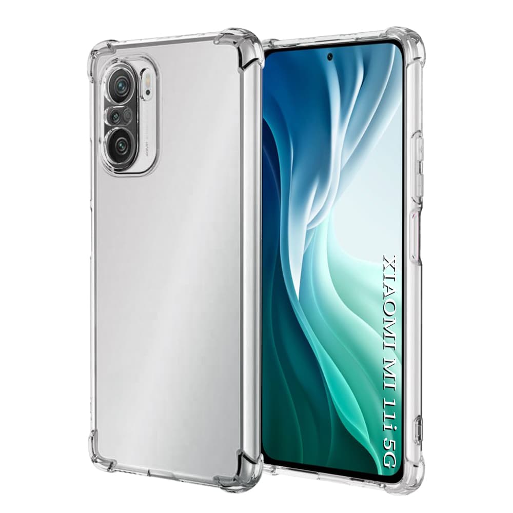 Techsuit Shockproof průhledný silikonový obal Xiaomi Mi 11i Poco F3 průhledný - náhled 1