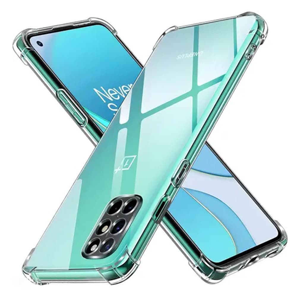 Techsuit Shockproof průhledný silikonový obal OnePlus 8T průhledný - náhled 1