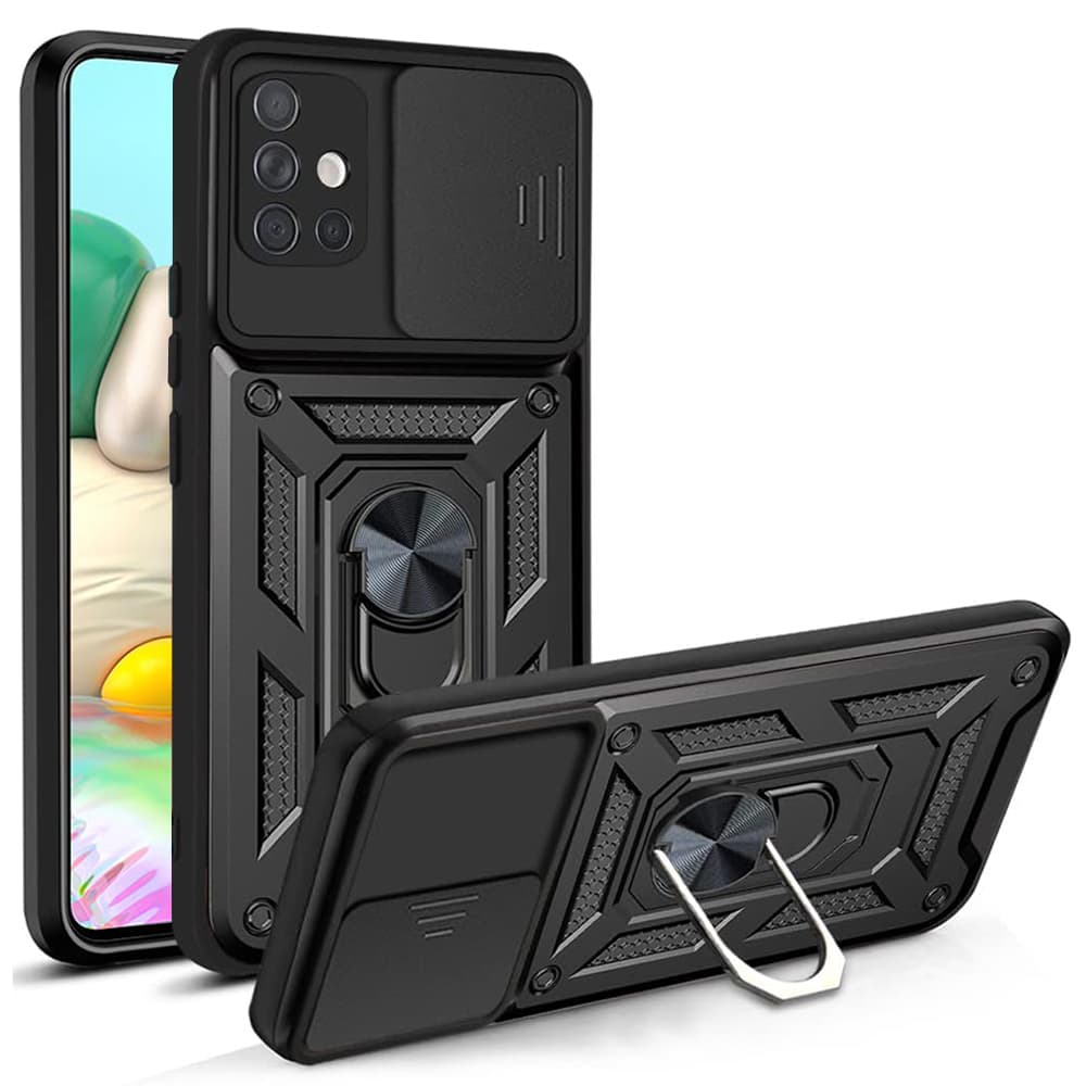 Techsuit CamShield Series pouzdro pro Samsung Galaxy A71 4G černé - náhled 1