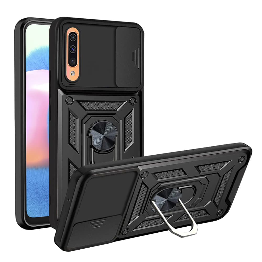 Techsuit CamShield Series pro Samsung Galaxy A30s A50 A50s černá - náhled 1