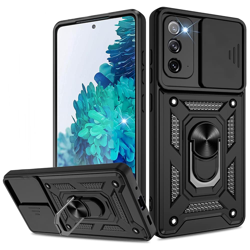 Techsuit CamShield Series Samsung Galaxy Note 20 4G / Note 20 5G Černá - náhled 1