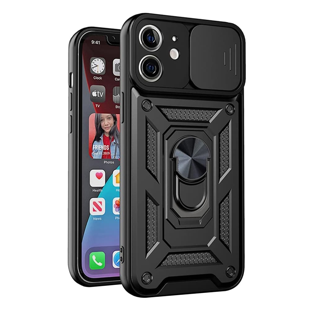 Techsuit CamShield Series pouzdro pro iPhone 12 mini černé - náhled 1