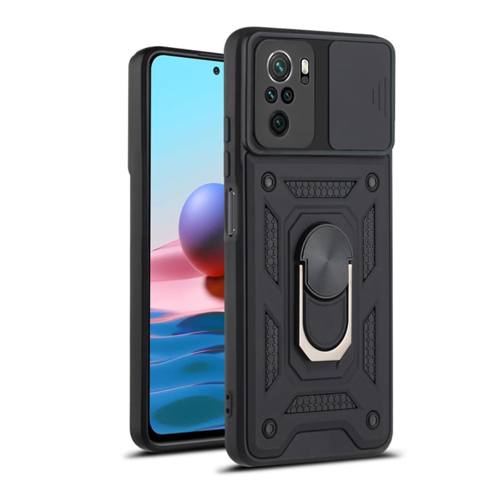 Techsuit CamShield Series pro Xiaomi Redmi Note 10 4G Note 10S Poco M5s černá - náhled 1