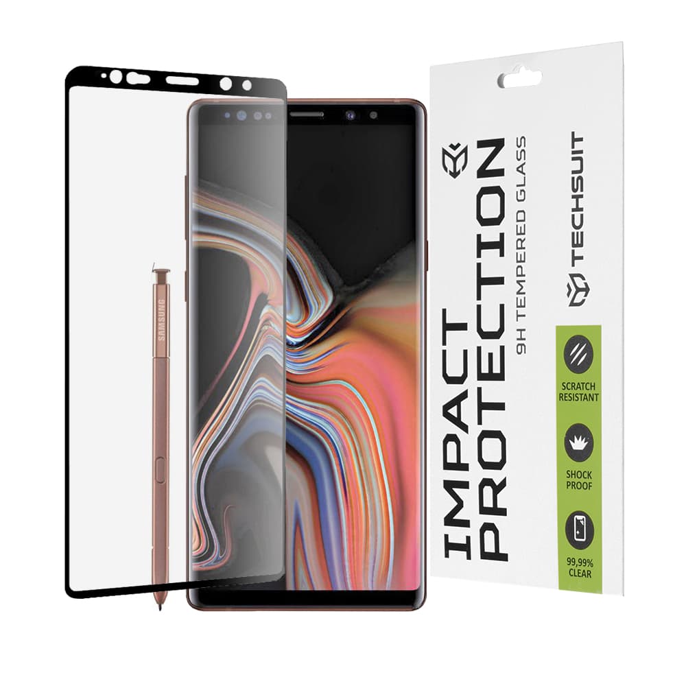 Ochranné sklo Techsuit 111D pro Samsung Galaxy Note 9 černé