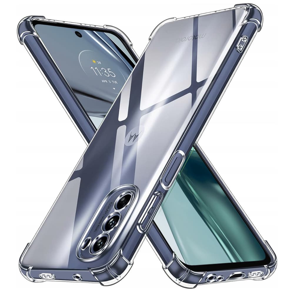 Techsuit Shockproof průhledný silikonový obal Motorola Moto G62 5G průhledný - náhled 1