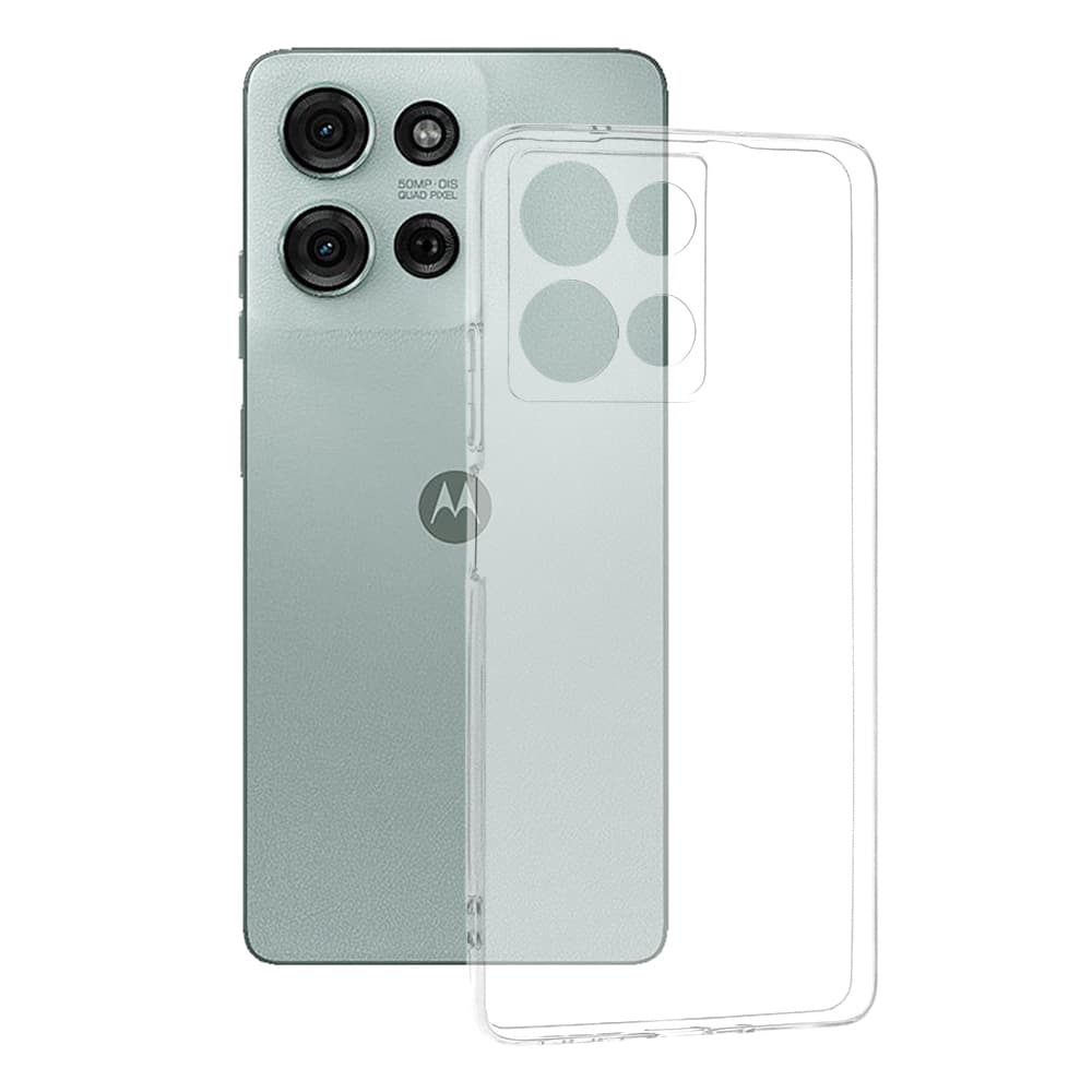 Techsuit silikonové pouzdro Motorola Moto G75 průhledné - náhled 1