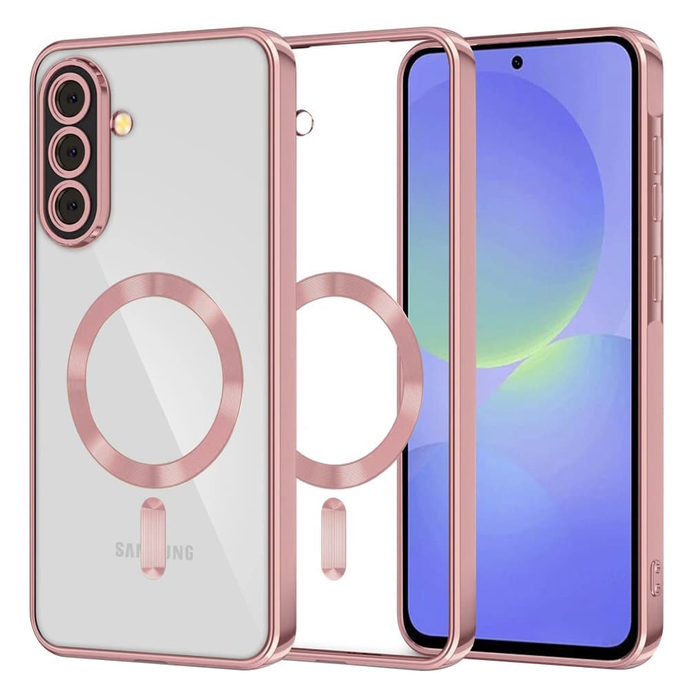Techsuit Luxury Crystal MagSafe pro Samsung Galaxy A36 5G A56 5G růžová - náhled 1