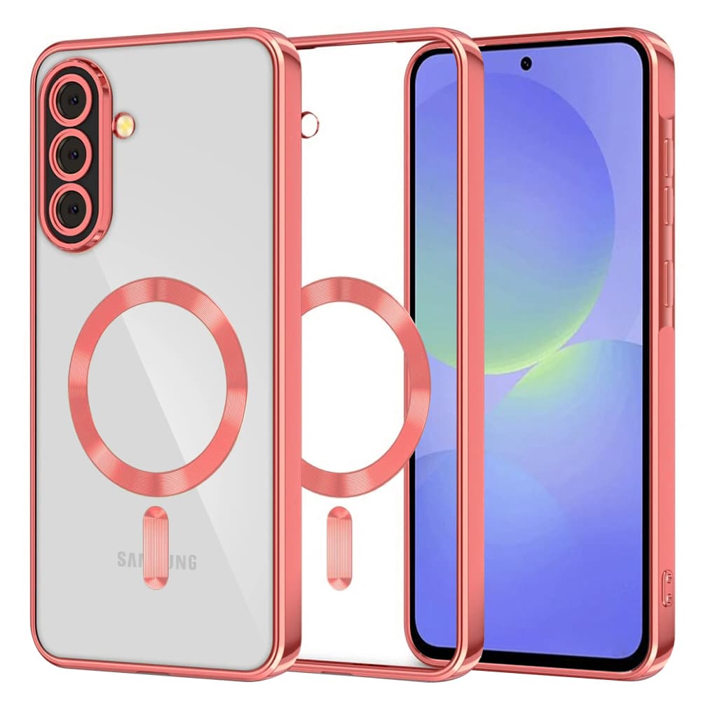 Techsuit Luxury Crystal MagSafe pro Samsung Galaxy A36 5G A56 5G červená - náhled 1