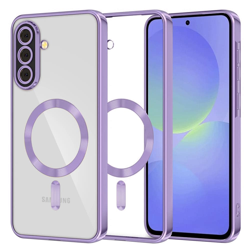 Techsuit Luxury Crystal MagSafe pro Samsung Galaxy A36 5G A56 5G světle fialová - náhled 1