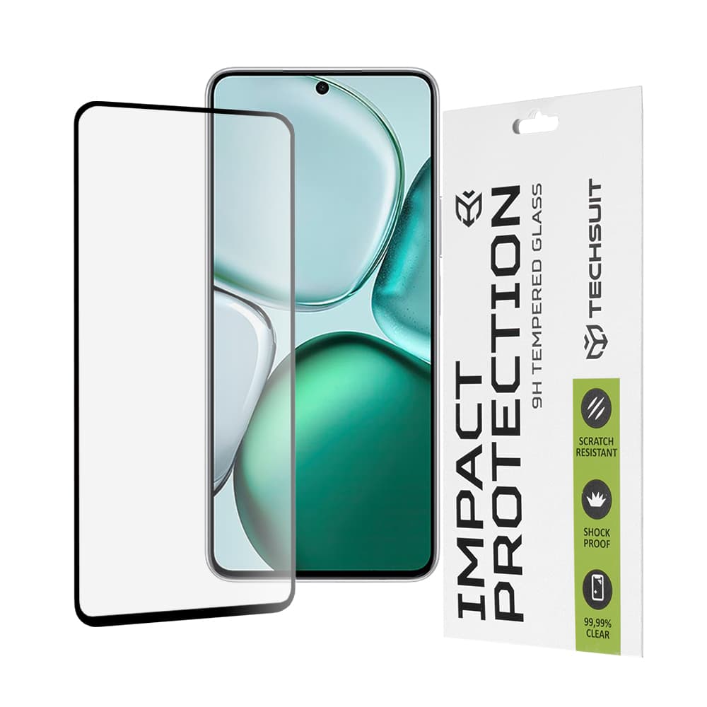 Ochranné sklo Techsuit 111D Full Cover Full Glue pro Honor X9c Smart černé - náhled 1