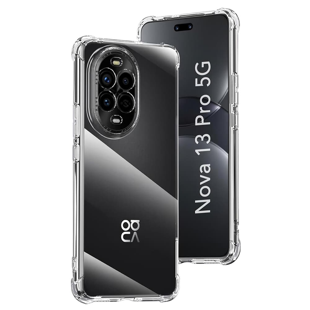 Techsuit Shockproof průhledný silikonový obal Huawei nova 13 Pro průhledný - náhled 1