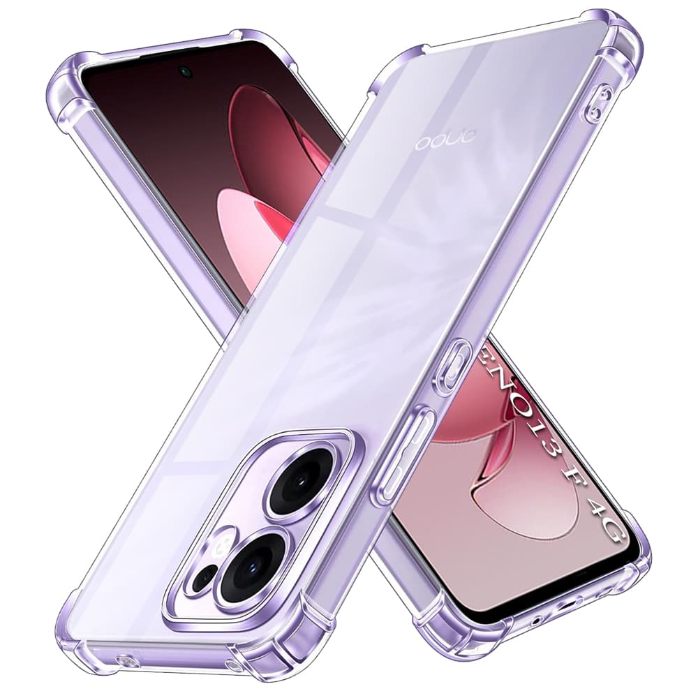 Techsuit nárazuvzdorný čirý silikon pro Oppo Reno13 F 4G 5G FS 5G čirý - náhled 1