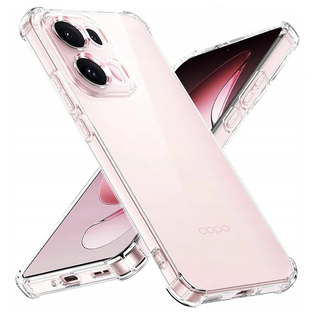 Techsuit Shockproof průhledný silikonový obal Oppo Reno13 Pro průhledný - náhled 1