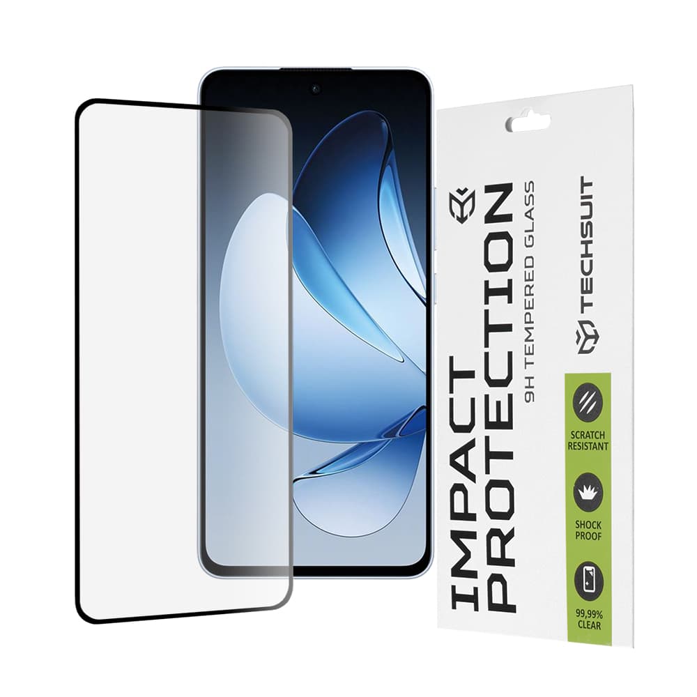 Ochranné sklo Techsuit 111D pro Oppo Reno13 černé - náhled 1