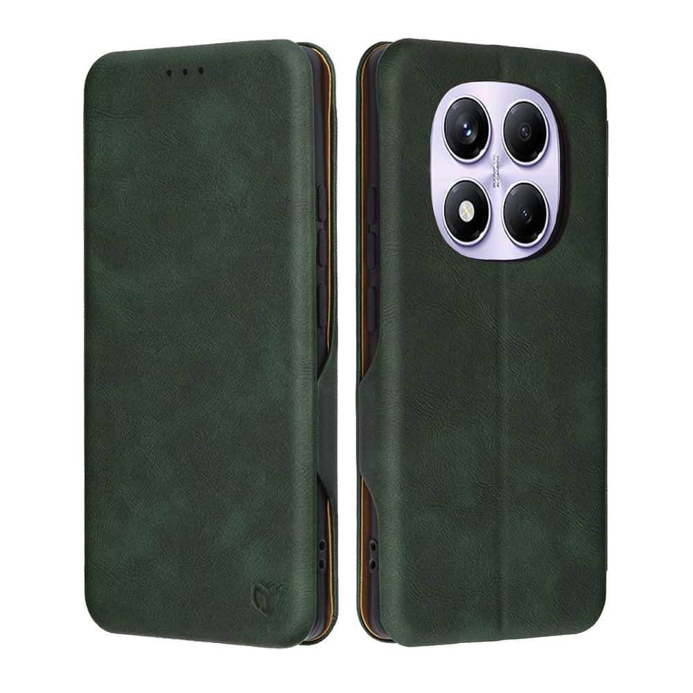 Pouzdro Techsuit Safe Wallet Plus pro Xiaomi Redmi Note 14 Pro 4G zelené - náhled 1
