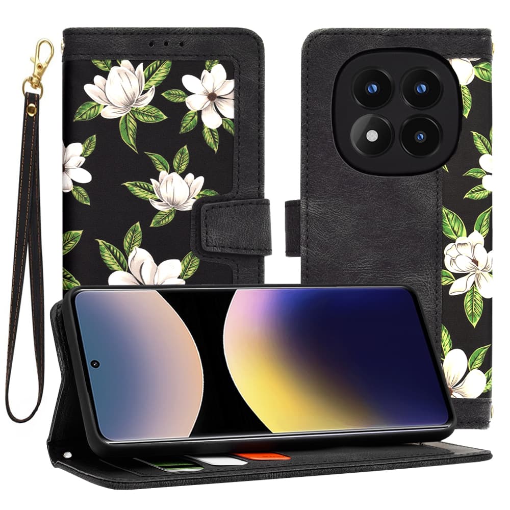 Techsuit FlipCraft Xiaomi Redmi Note 14 Pro 4G Květiny úsvitu - náhled 1