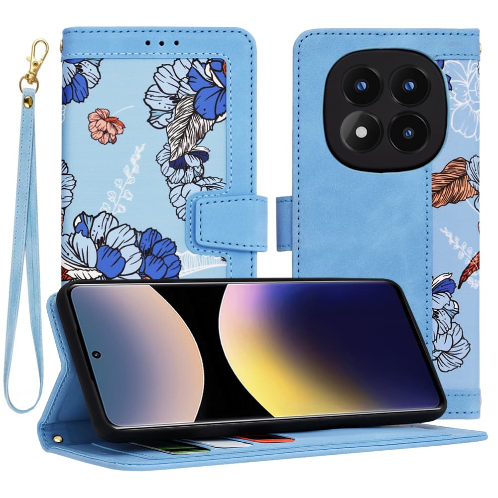 Pouzdro Techsuit FlipCraft pro Xiaomi Redmi Note 14 Pro 4G modré - náhled 1