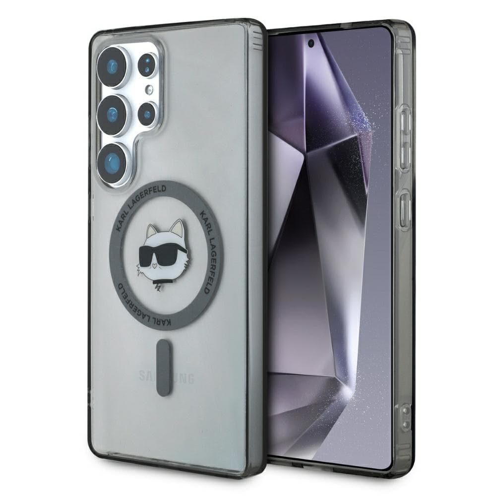 Karl Lagerfeld IML MagSafe Samsung Galaxy S25 Ultra Choupette's Head černá - náhled 1