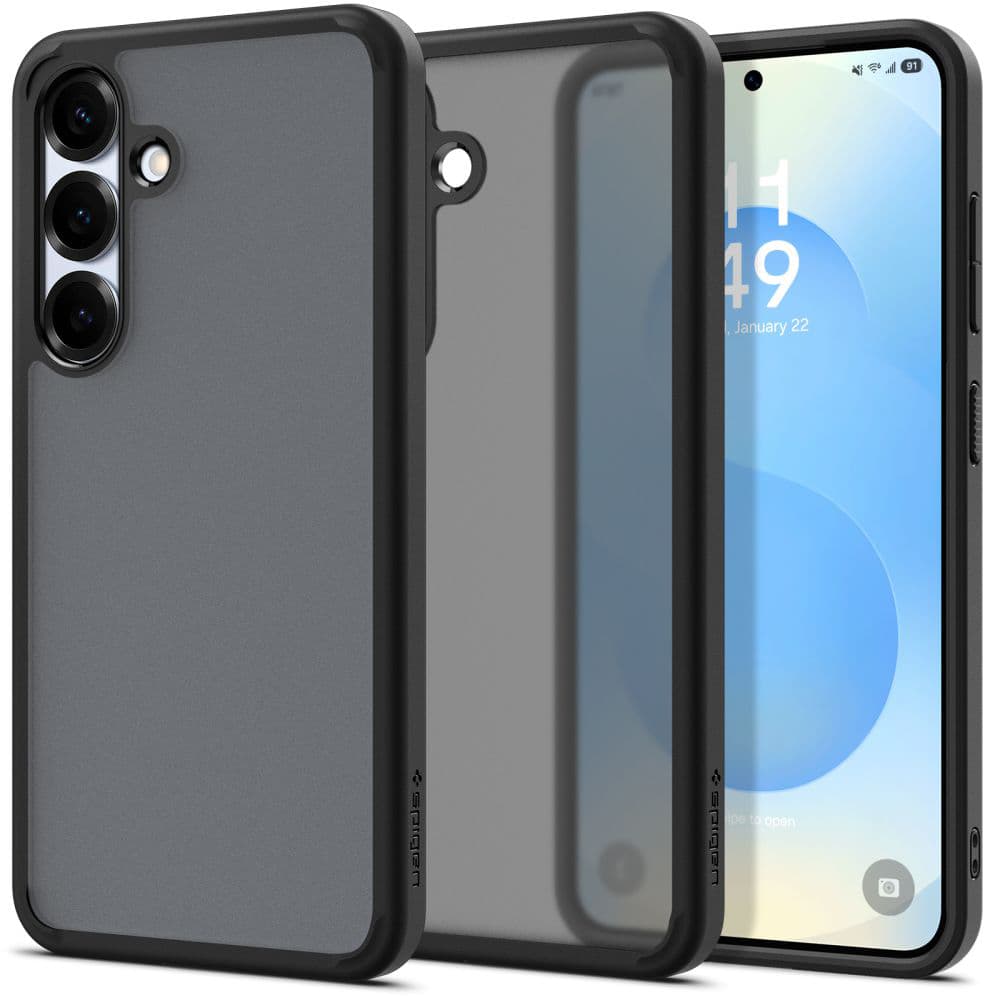 Spigen Ultra Hybrid Samsung Galaxy S25 Černý mrazivý - náhled 1