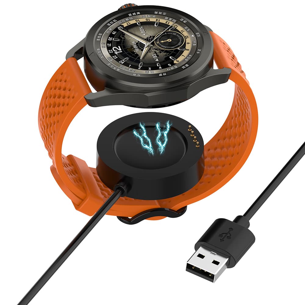 Techsuit SmartWatch bezdrátový nabíjecí kabel pro Xiaomi Watch S4 Sport USB černý - náhled 1