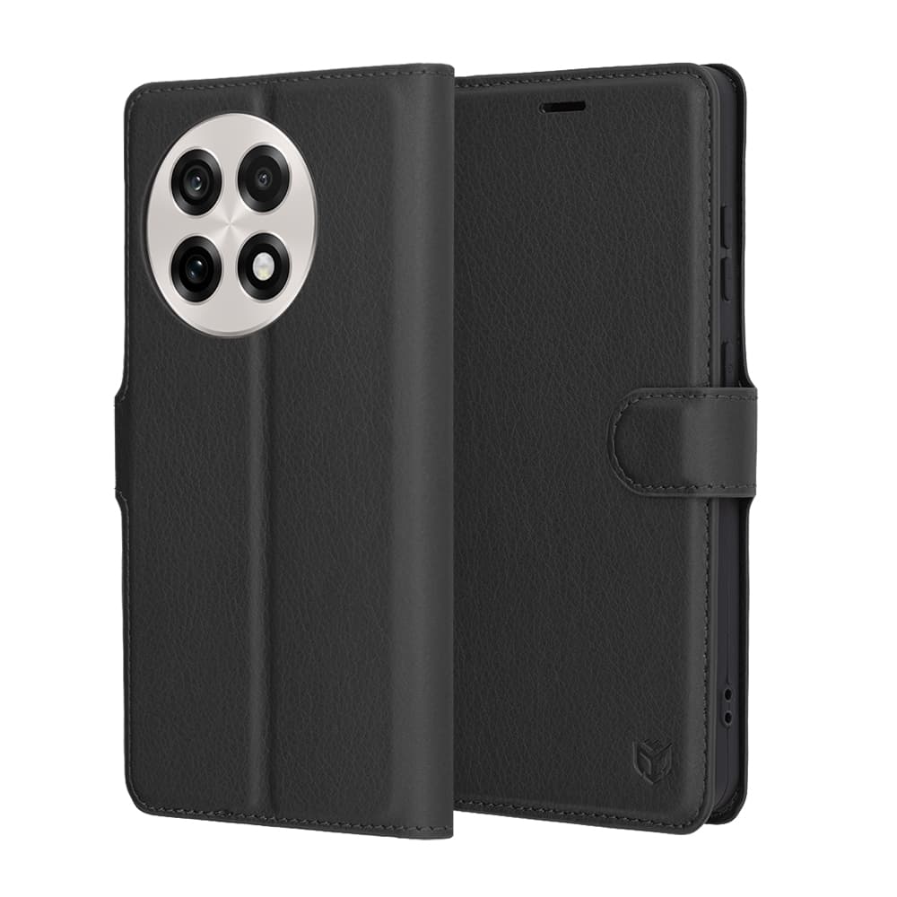 Kožené pouzdro Techsuit OnePlus 13R černé - náhled 1