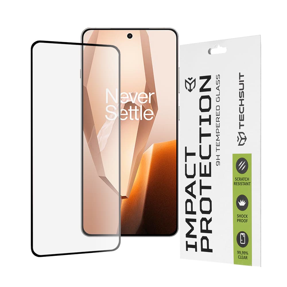 Ochranné sklo Techsuit 111D pro OnePlus 13R černé - náhled 1