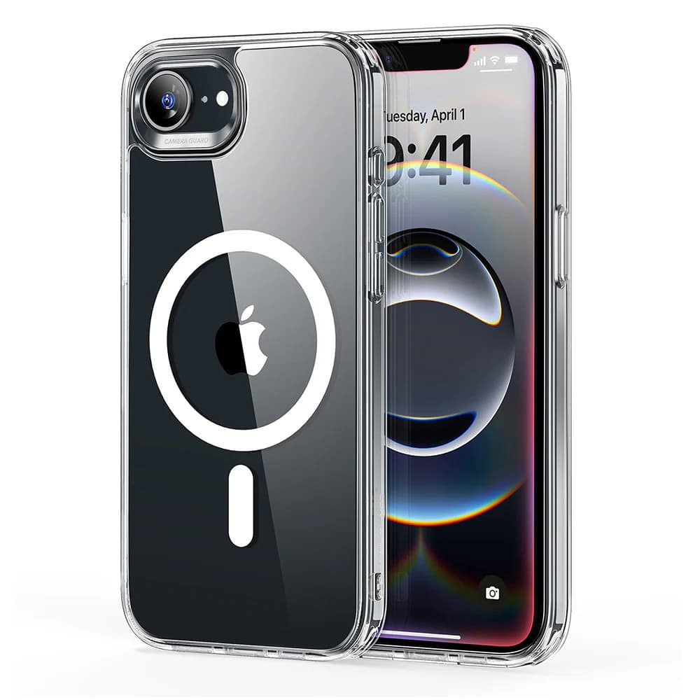ESR Classic Hybrid HaloLock pro iPhone 16e průhledný - náhled 1