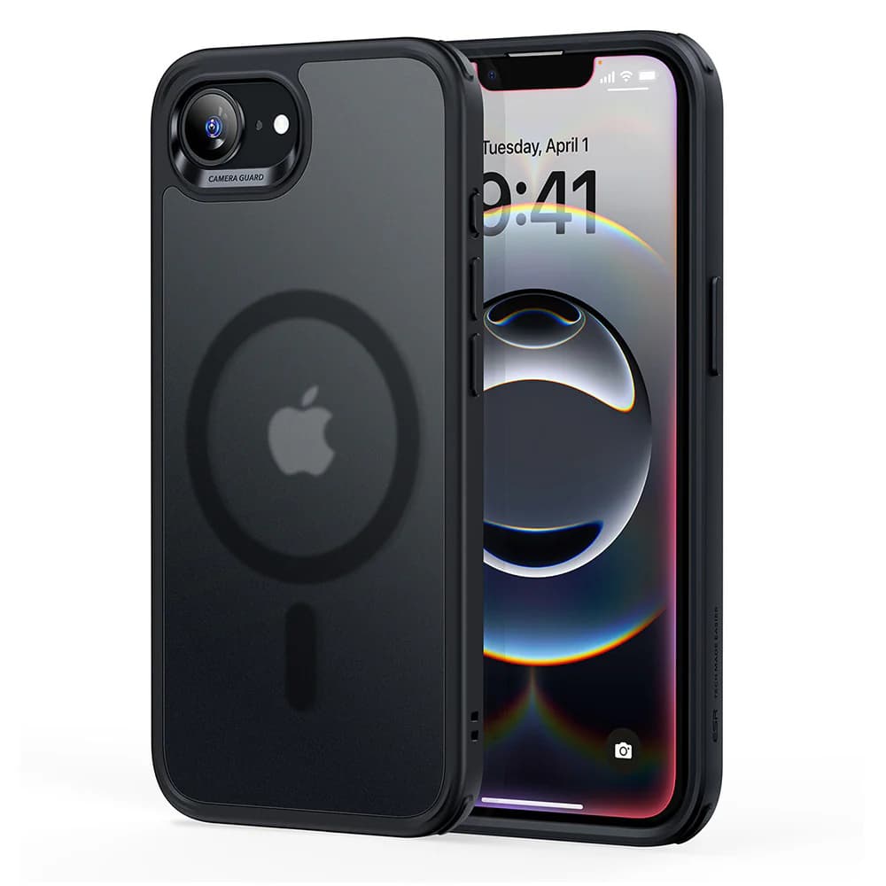 ESR Classic Hybrid HaloLock pro iPhone 16e v matné černé - náhled 1