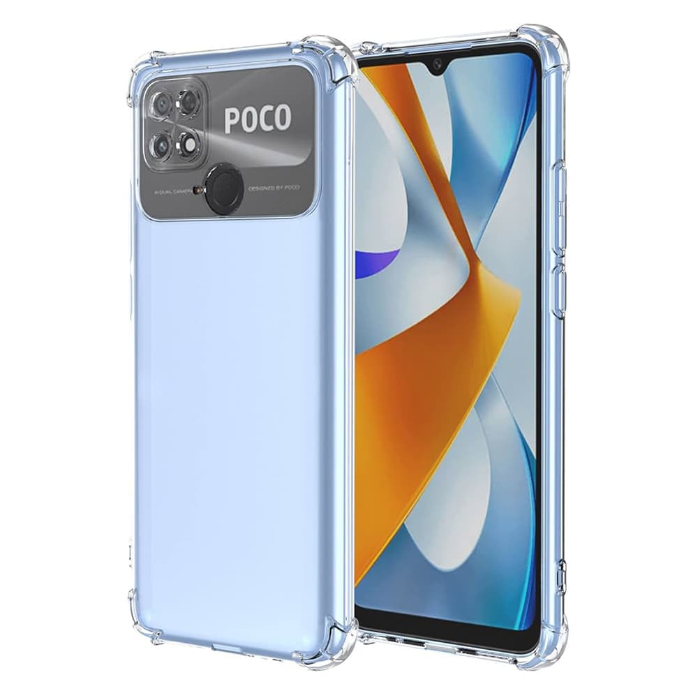 Techsuit Shockproof průhledný silikon pro Xiaomi Poco C40 průhledný - náhled 1