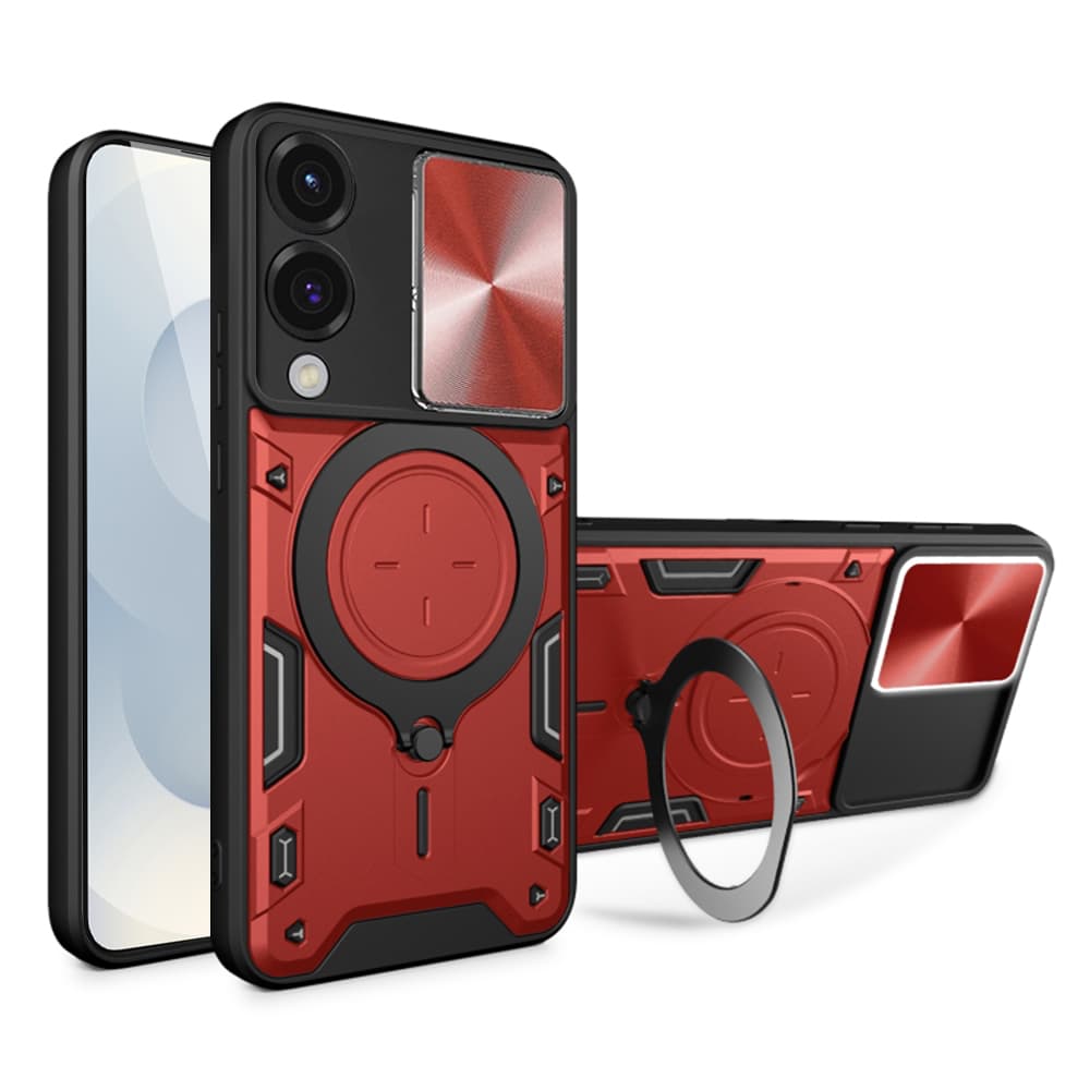 Pouzdro Techsuit CamGuard Pro pro Samsung Galaxy S25 Edge červené - náhled 1