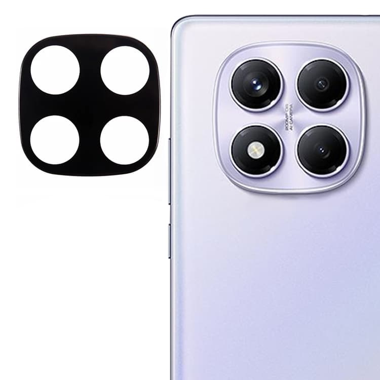 Techsuit - Sklo na fotoaparát - Xiaomi Redmi Note 14 Pro 4G - Černá - náhled 1