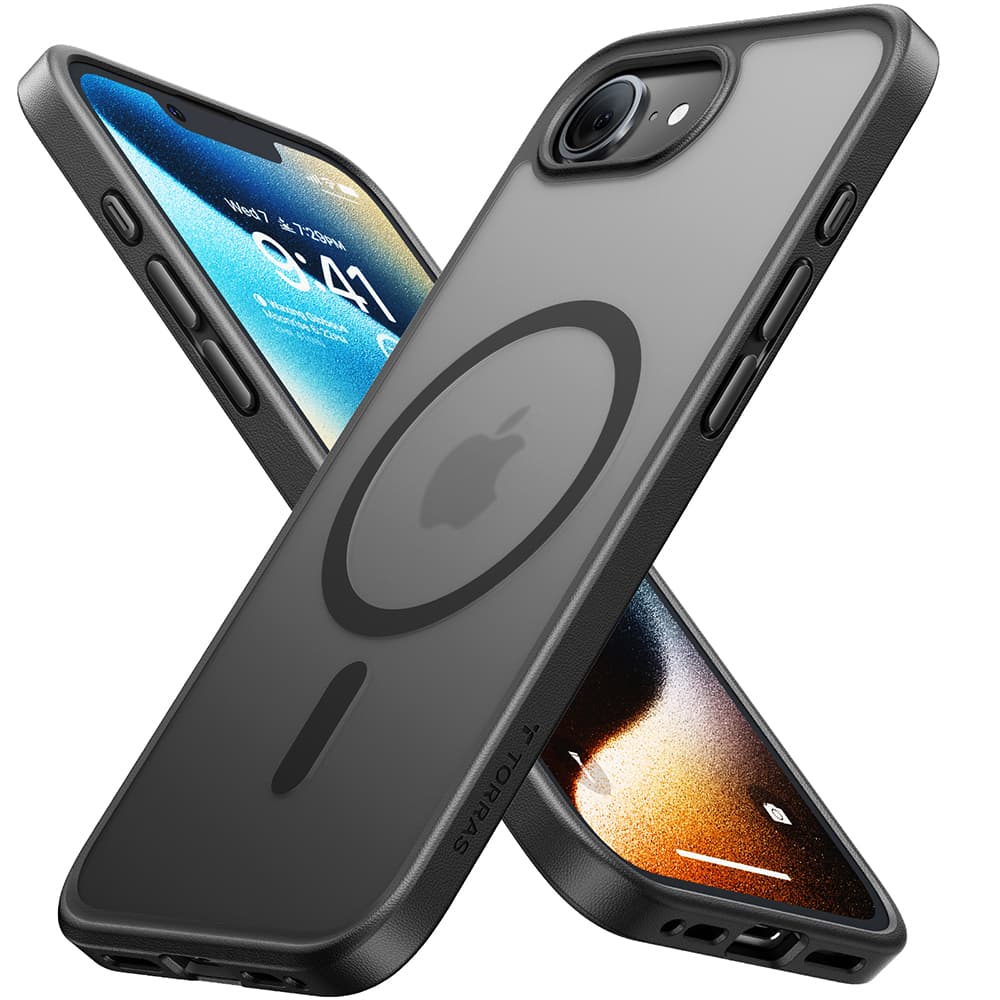 Torras Guardian Magnetic Series pouzdro pro iPhone 16e černé - náhled 1