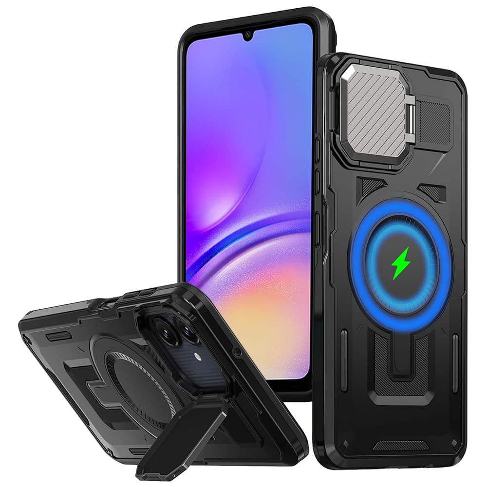 Pouzdro Techsuit CamVault MagSafe pro Samsung Galaxy A05 černé - náhled 1