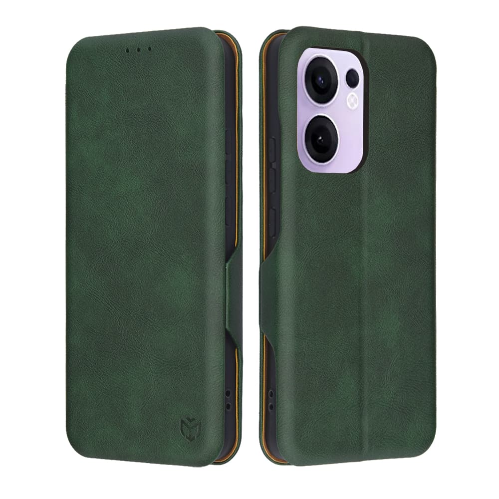 Techsuit Safe Wallet Plus pro Oppo Reno13 F 4G Reno13 F 5G Reno13 FS 5G zelená - náhled 1