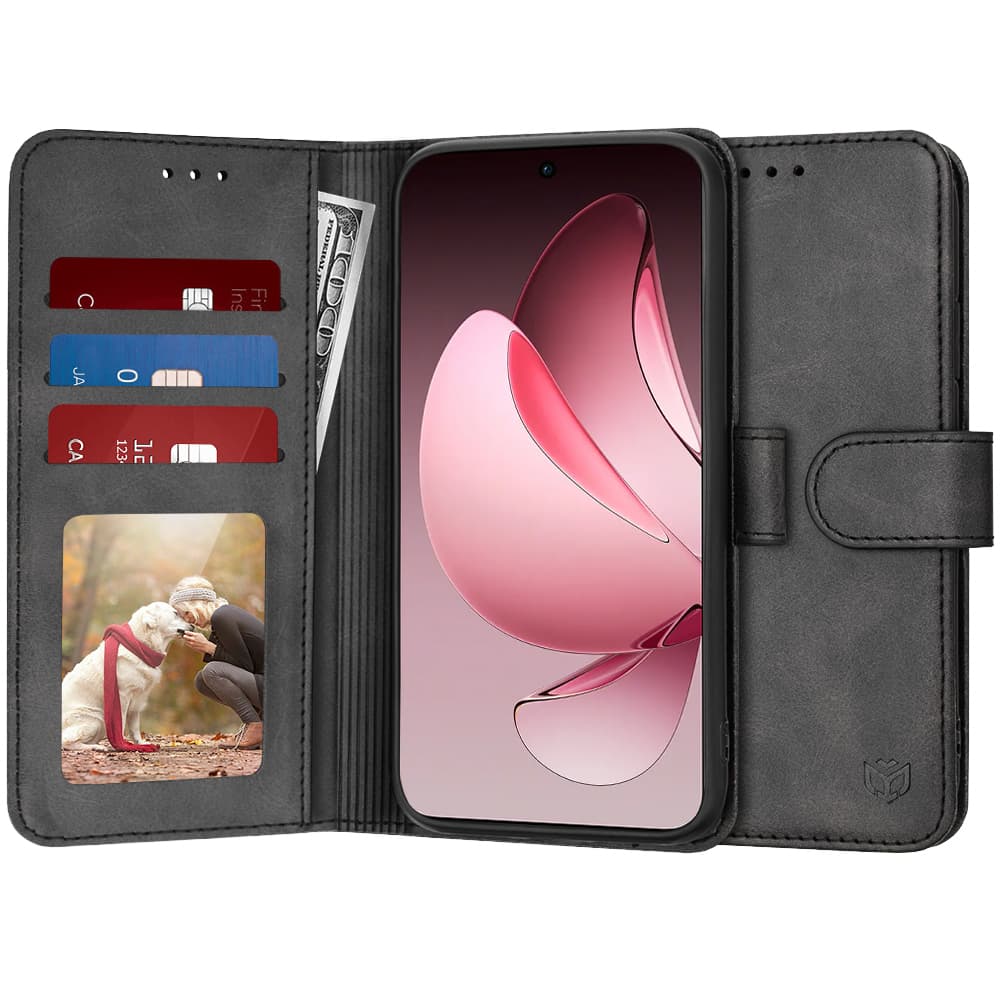 Techsuit Diary Book pro Oppo Reno13 Pro černá - náhled 1