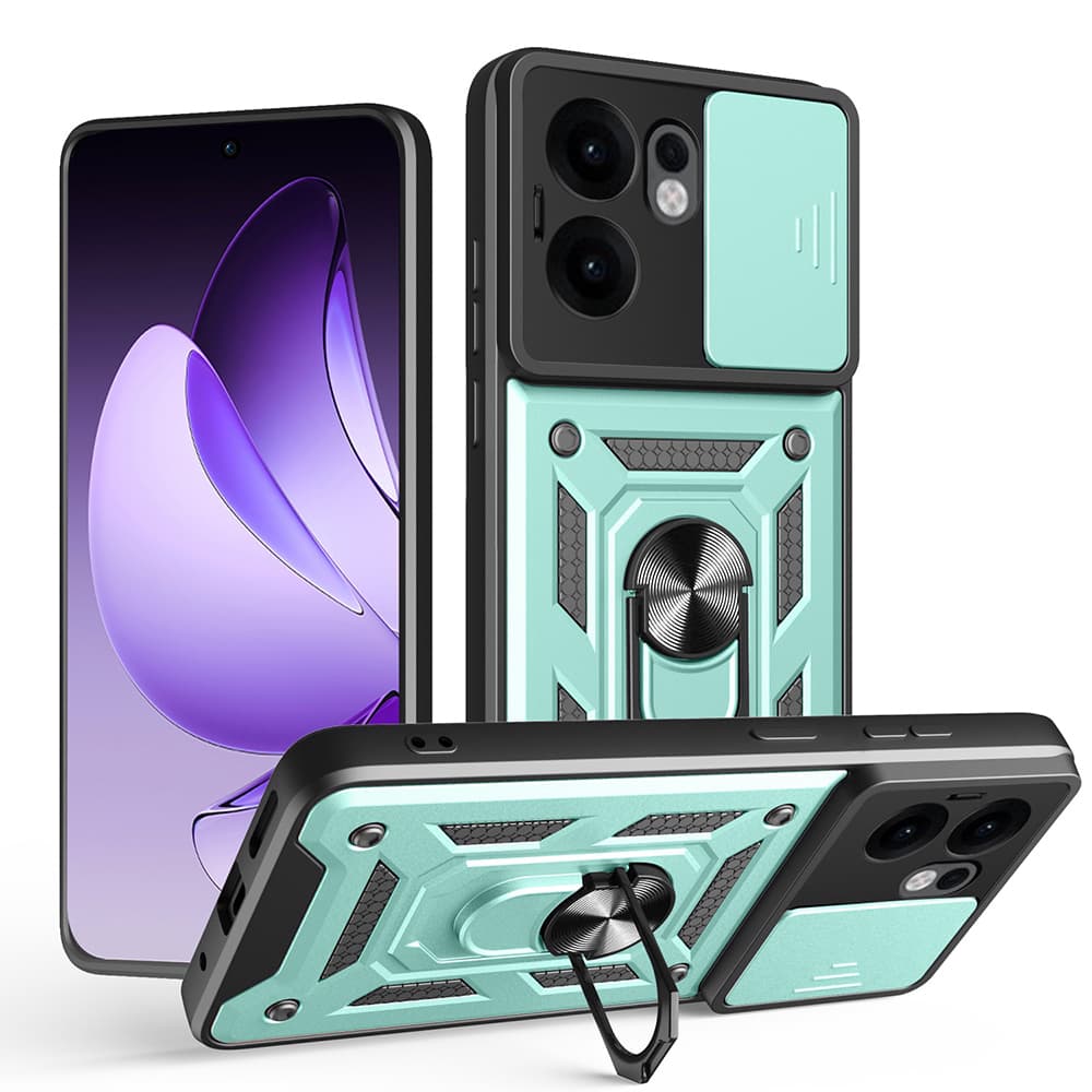 Techsuit CamShield Series pro Oppo Reno13 F 4G Reno13 F 5G Reno13 FS 5G zelený - náhled 1