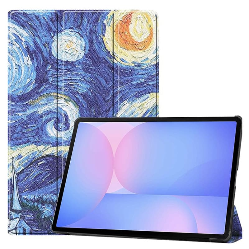 Techsuit FoldPro pro Samsung Galaxy Tab S10 FE Plus ve hvězdné noci - náhled 1