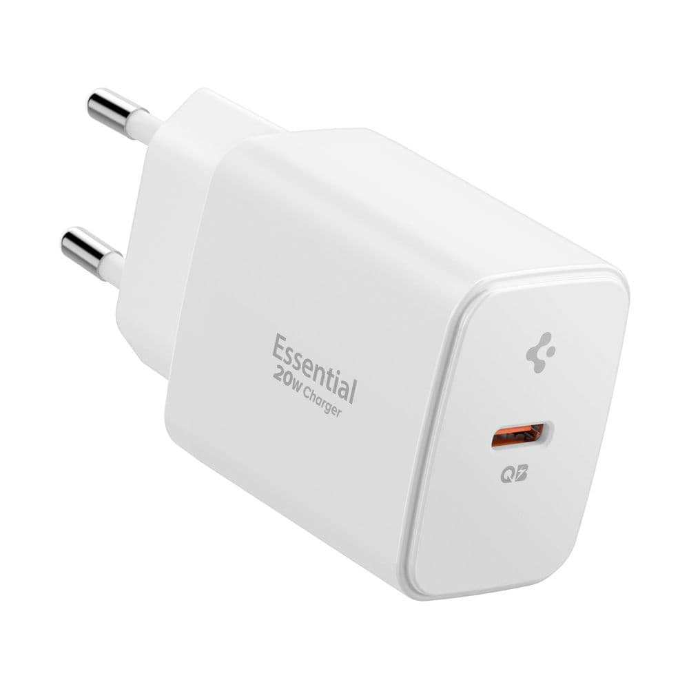 Nabíječka do zdi Spigen Essential EE201EU Type-C bílá - náhled 1