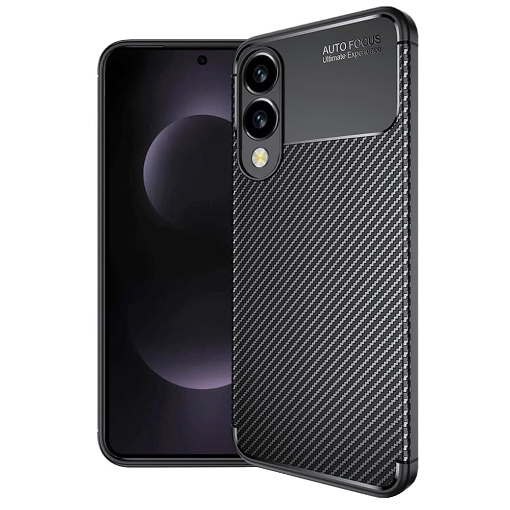 Techsuit CarbonFiber pro Samsung Galaxy S25 Edge černý - náhled 1