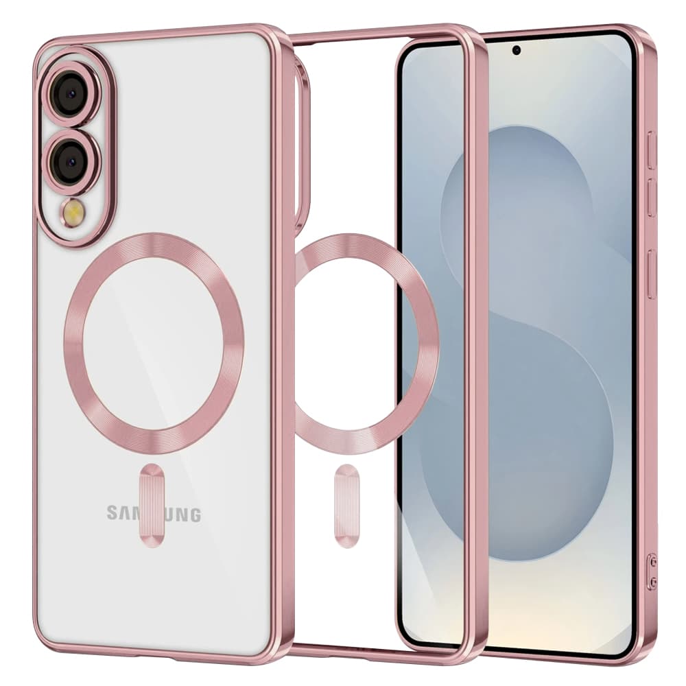 Techsuit Luxury Crystal MagSafe pro Samsung Galaxy S25 Edge růžový - náhled 1