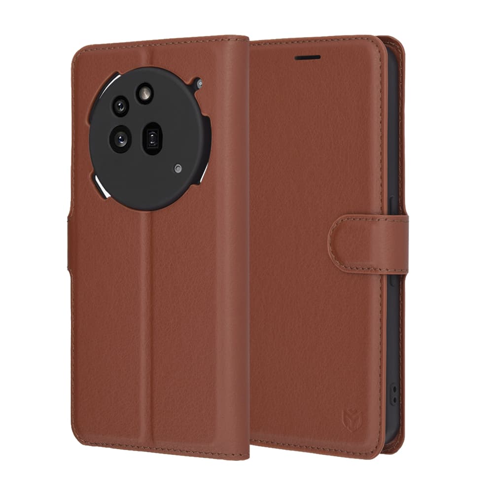 Kožené pouzdro Techsuit Nothing Phone (3a) Pro hnědé - náhled 1