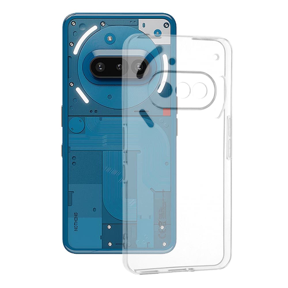 Techsuit silikonový obal pro Nothing Phone (3a) průhledný - náhled 1