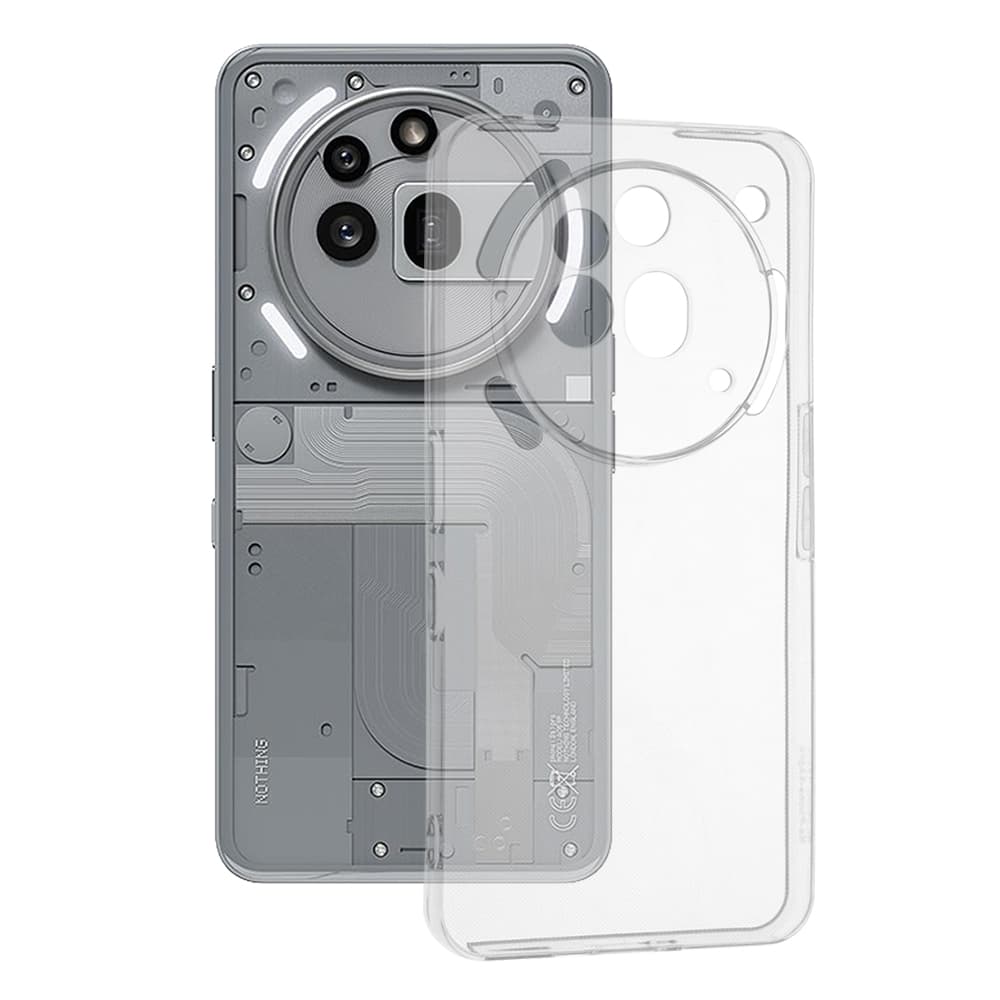 Techsuit silikonový obal pro Nothing Phone (3a) Pro průhledný - náhled 1