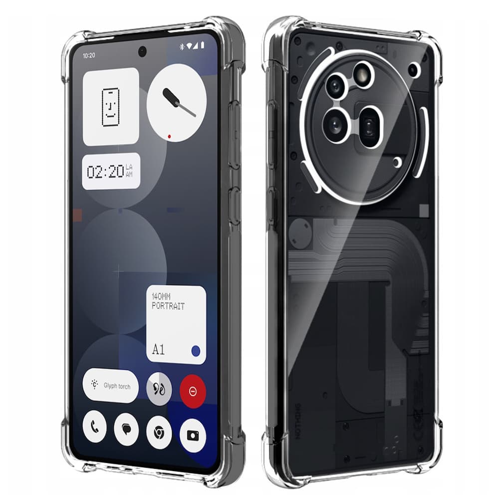 Techsuit nárazuvzdorný průhledný silikon Nothing Phone (3a) Pro průhledný - náhled 1