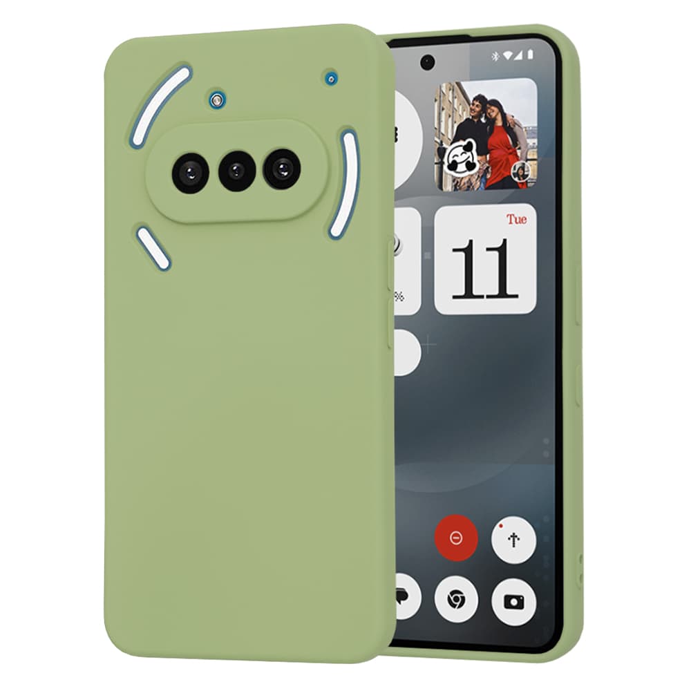 Techsuit SoftFlex Nothing Phone (3a) v barvě matcha - náhled 1