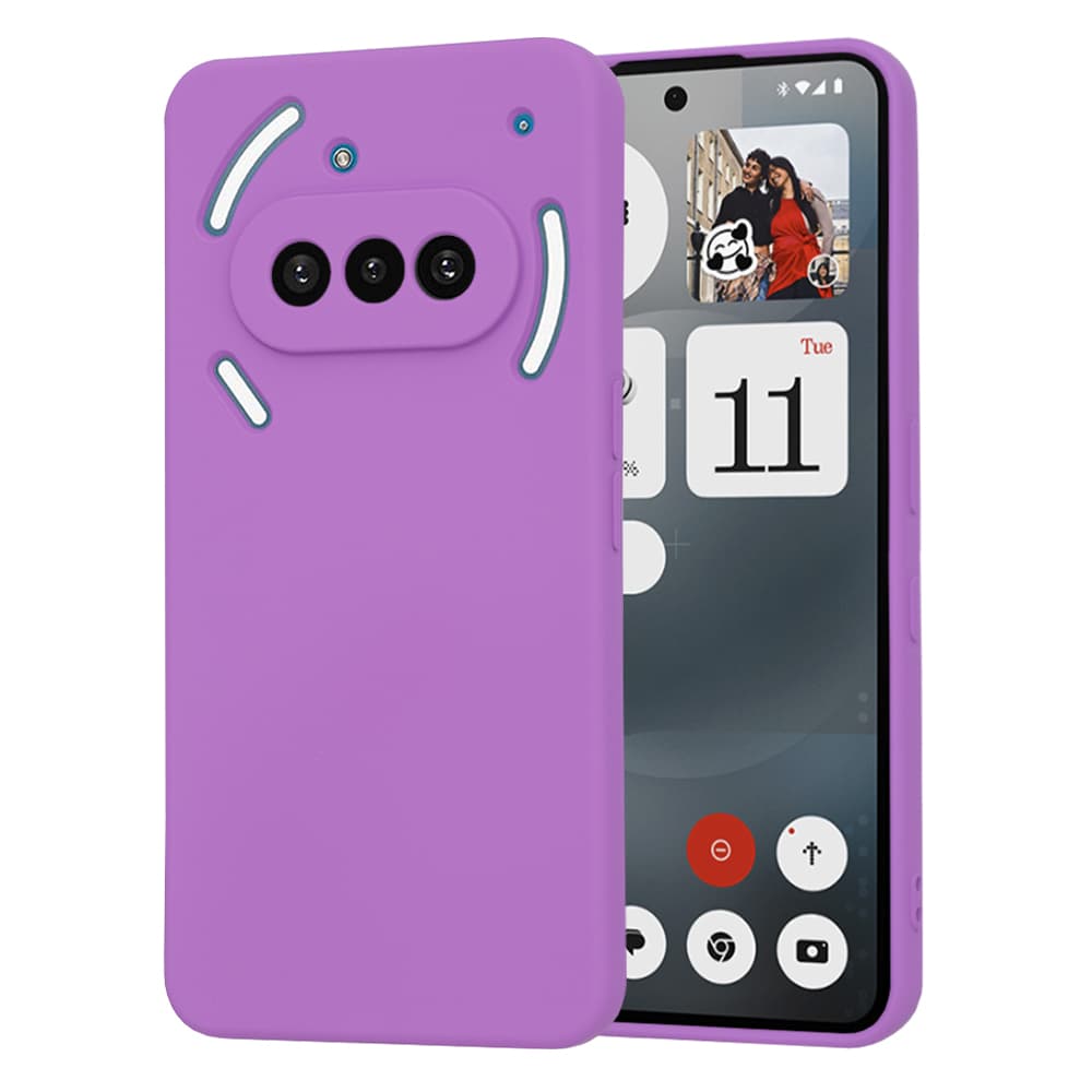 Techsuit SoftFlex pouzdro pro Nothing Phone 3a fialové - náhled 1