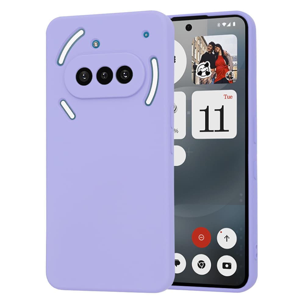 Techsuit SoftFlex Nothing Phone (3a) světle fialová - náhled 1