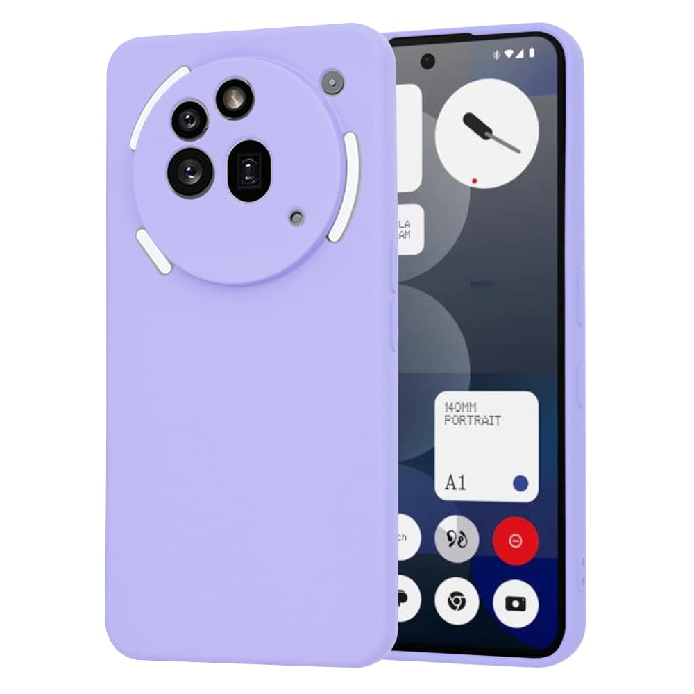 Techsuit SoftFlex Nothing Phone (3a) Pro světle fialový - náhled 1