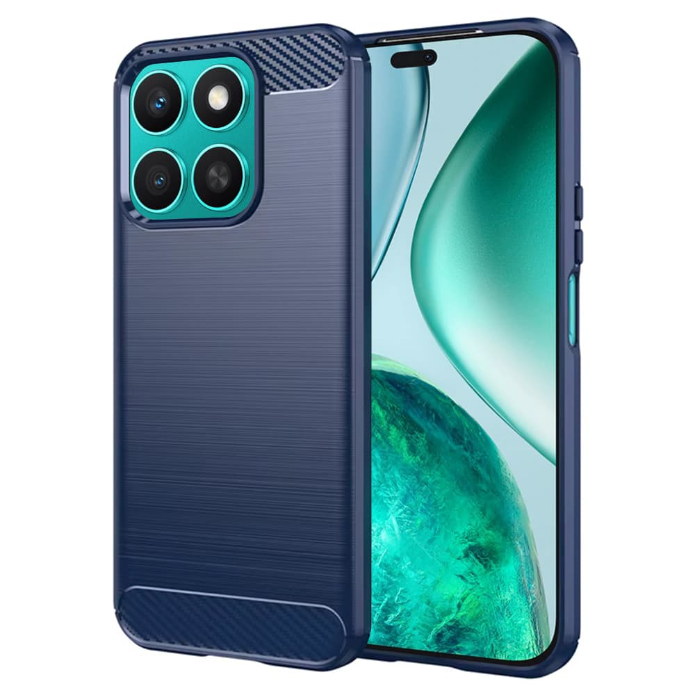 Techsuit Carbon Silicone pro Honor X8c modrá - náhled 1